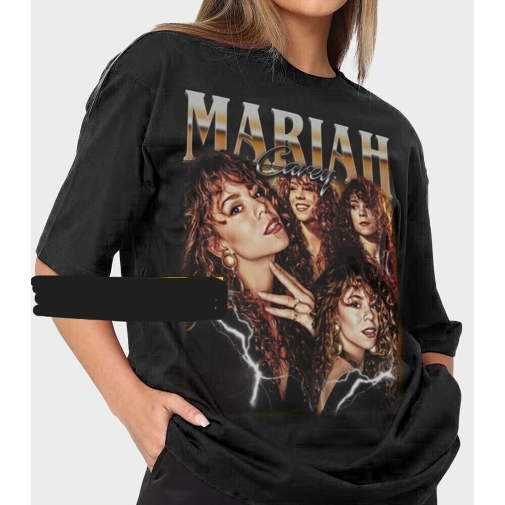 Mariah Carey Pop Queen With Brown Hair Tshirt Gift For Mariah Carey Fans